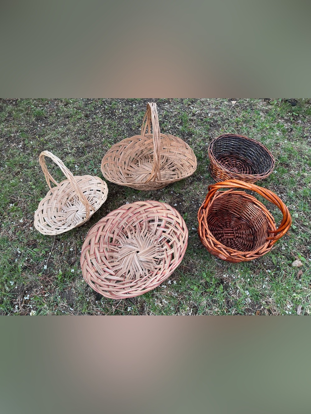 🌸Vintage Wicker Basket Lot🌸